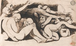 Fængselsscene af George Romney